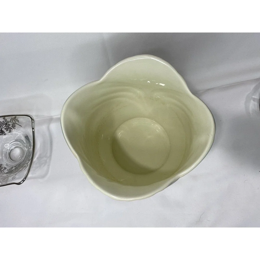 Vintage Lotus Vase 1982 England Art Deco Retro‎ Collectible Home Decor